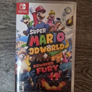 Nintendo Switch Super Mario 3D World + Bowser's Fury Game Cover